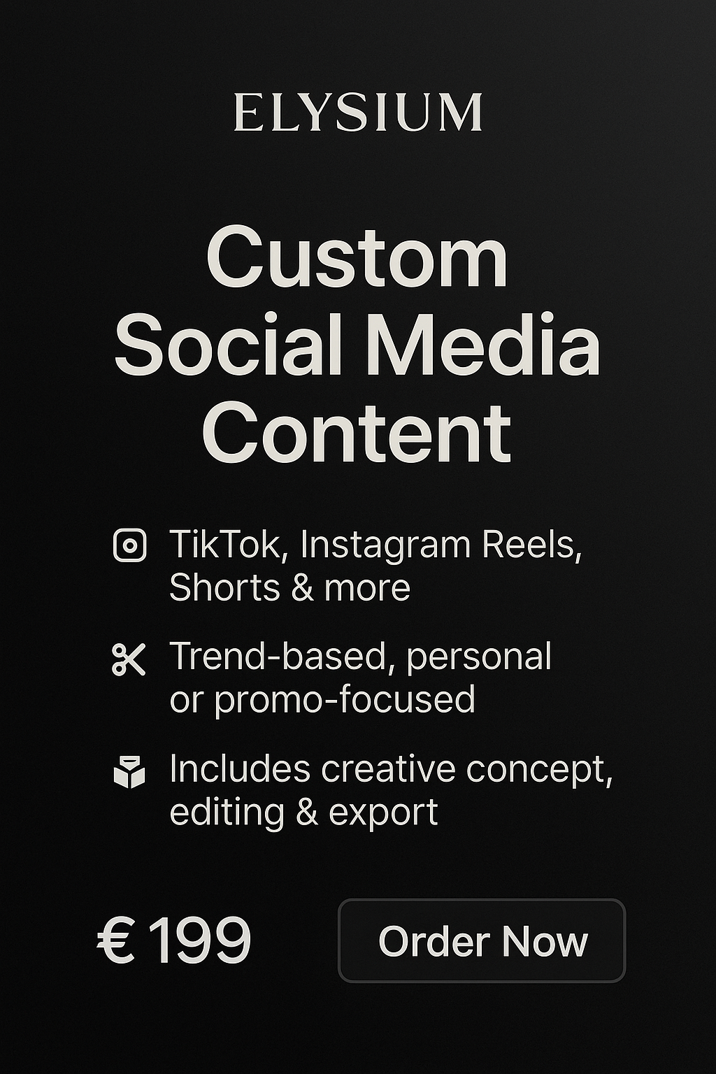Custom Social Media Content
